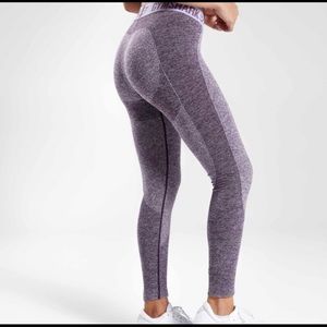 Purple gym shark leggings NEVER USED.